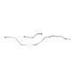 04-08 Ford F-150 Rear Axle Brake Lines 8.8 in Rear Axle Steel TRA0442OM