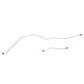 Ford F-250 Super Duty 2005-2007 Rear Brake Lines Stainless TRA0541SS-CP