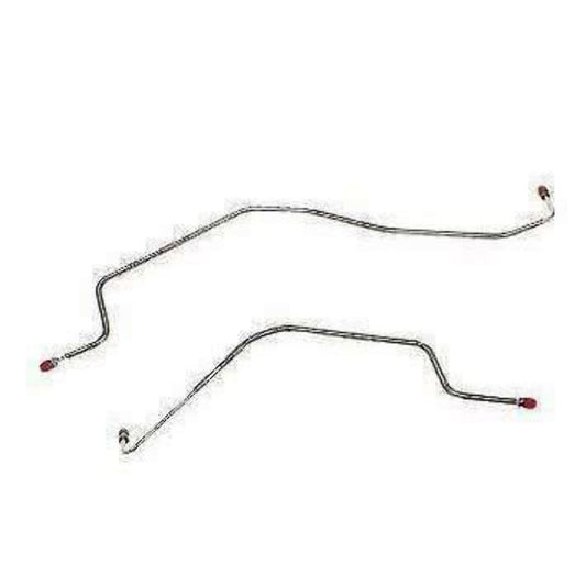 06-10 Hummer H3 Rear Axle Brake Line Kit Stainless Steel - Rear Lines Car Part People