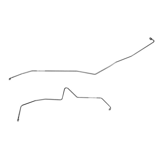Chevy Rear Axle Brake Line Kit; Fine Lines-TRA0703SS - Brake Hoses Car Part People