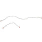 Fine Lines TRA4841SS - Rear Axle Lines For 48-52 Ford F1 Pickup Rear Axle Brake Lines 2pcs