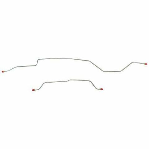 Rear Axle Brake Lines for 1963-66 Chevrolet C10 1/2 Ton Truck Stainless TRA6401SS