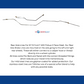 1967-1972 Ford F-100 Pickup Rear Axle Brake Lines 2 Piece Steel TRA6741OM