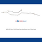 1967-1972 Ford F-100 Pickup Rear Axle Brake Lines 2 Piece Steel TRA6741OM