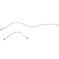1967-1972 Ford F-100 Pickup Rear Axle Brake Lines Stainless TRA6741SS
