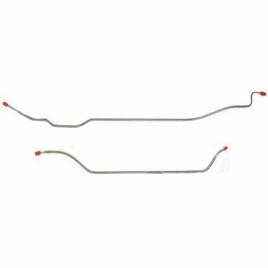 Rear Axle Line For 71-72 Chevy C10 2WD 5 Lug Axle w/ Rear Leaf Spring TRA7101SS - Rear Lines Car Part People