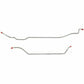 Rear Brake Lines For 71-72 Chevy C10 5 Lug Rear Coil Springs Stainless TRA7101SS