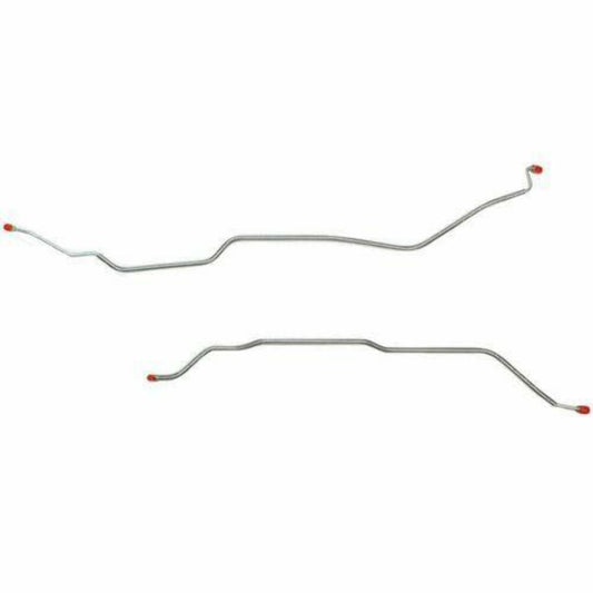Rear Axle Lines For 71-72 Chevy K10 2WD 6 Lug Axle w/ Rear Leaf Spring TRA7104SS - Rear Lines Car Part People