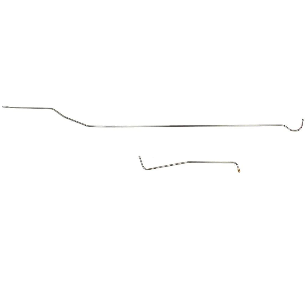 Chevy Rear Axle Brake Line Kit; Fine Lines-TRA7106SS - Brake Hoses Car Part People