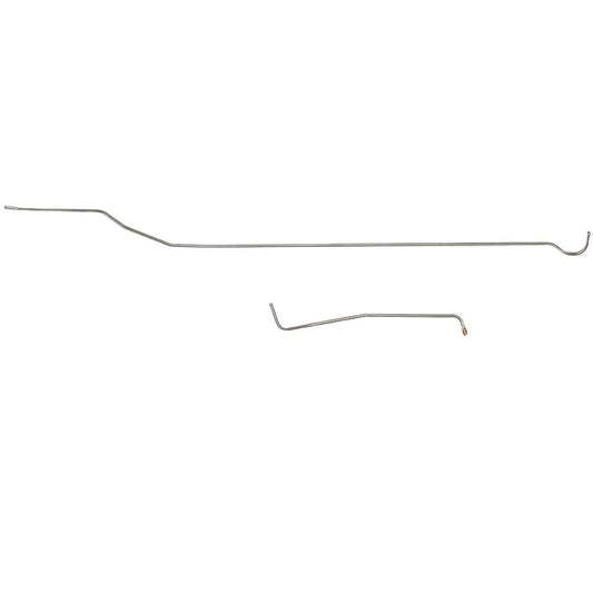 Chevy Rear Axle Brake Line Kit; Fine Lines-TRA7106SS - Brake Hoses Car Part People