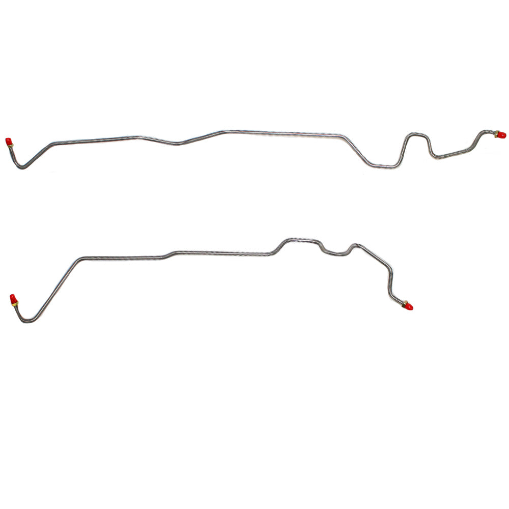 GM Rear Axle Brake Line Kit; Fine Lines-TRA9501OM - Brake Hoses Car Part People