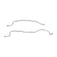 Chevrolet K1500 Suburban 1995-1999 Rear Axle Brake Lines Stainless TRA9521SS-CP