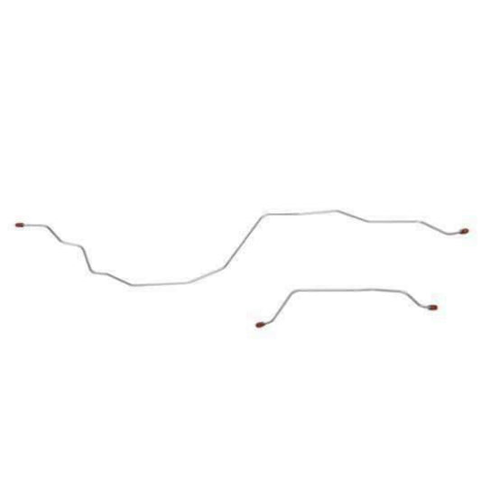 1987-1997 Ford F-250, Non-Dually, 3" Brake Shoes Rear Axle Brake Line Kit TRA9641SS - Rear Lines Car Part People