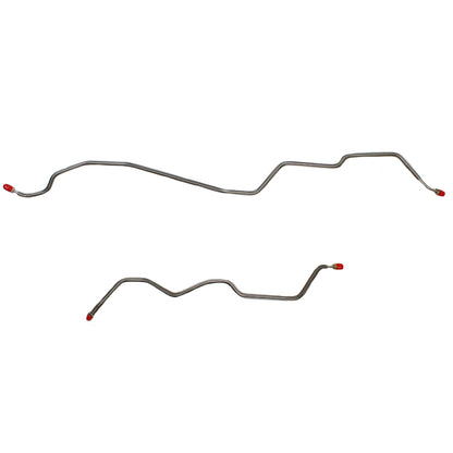 97-04 Chevrolet S-10 Rear Axle Brake Line with Rear Drum Brakes TRA9711OM - Rear Lines Car Part People