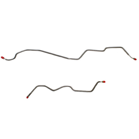 97-04 Chevrolet S-10 Rear Axle Brake Line Rear Drums Stainless Steel - Rear Lines Car Part People