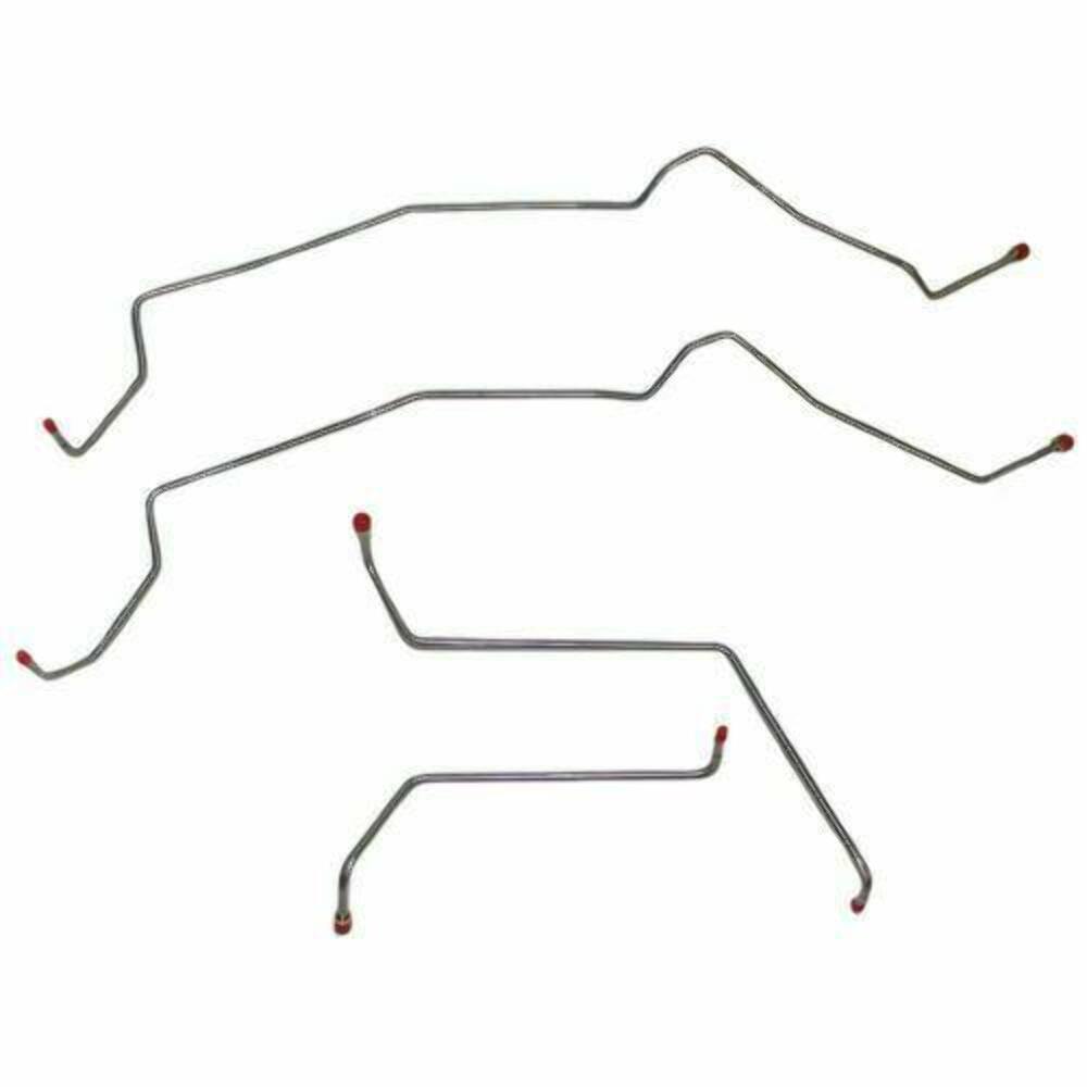 2002-09 Chevrolet Trailblazer Transmission Cooler Lines 4 Stainless - TTC0201SS - Transmission Lines Car Part People