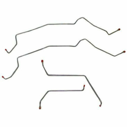 2002-09 Chevrolet Trailblazer Transmission Cooler Lines 4 Stainless - TTC0201SS - Transmission Lines Car Part People