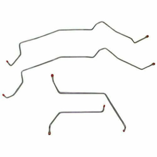 2002-09 Chevrolet Trailblazer Transmission Cooler Lines 4 Stainless - TTC0201SS - Transmission Lines Car Part People