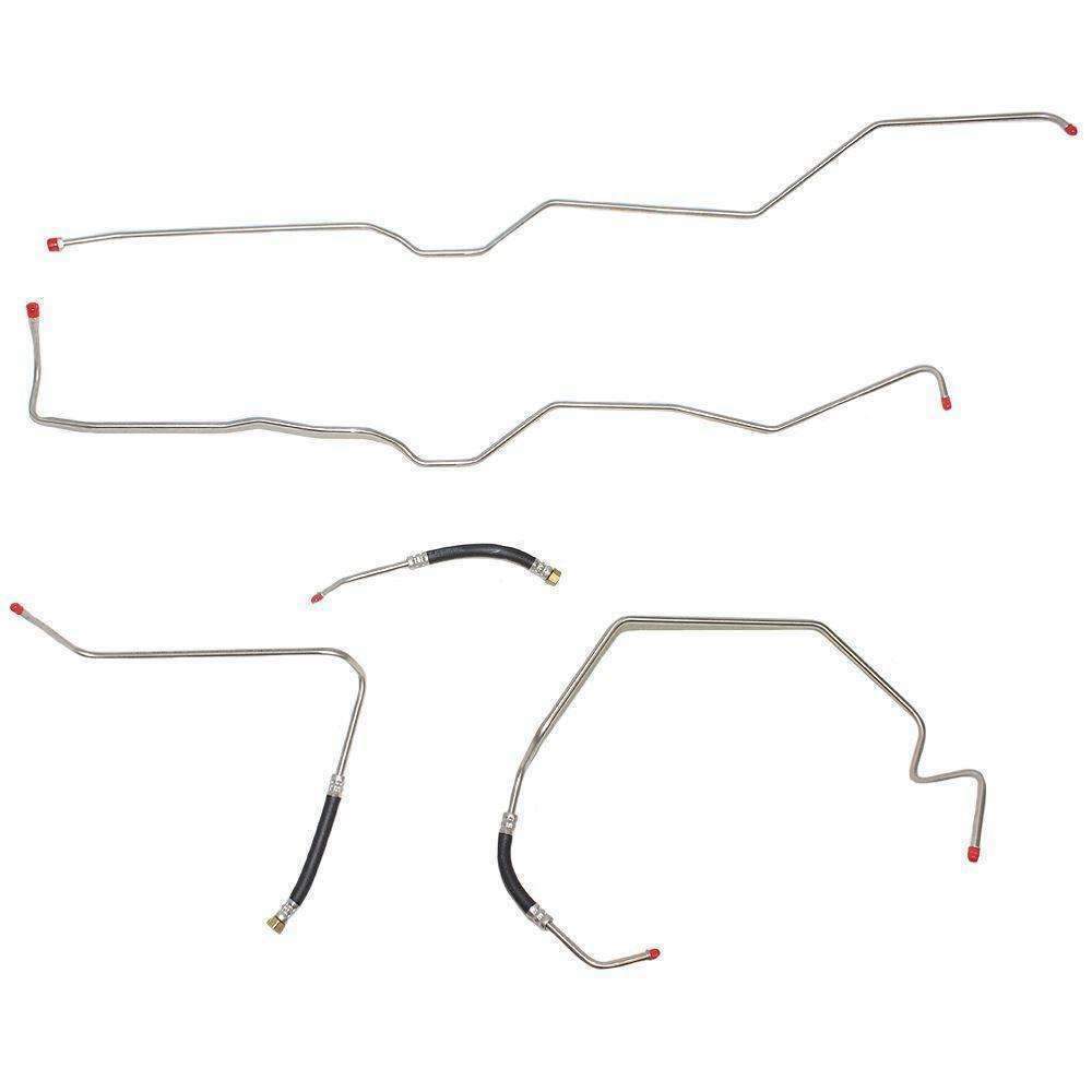 Chevrolet Silverado 2500 HD 2001-06 Transmission Cooler Line 4L80-E Stainless TTC0405SS-CP