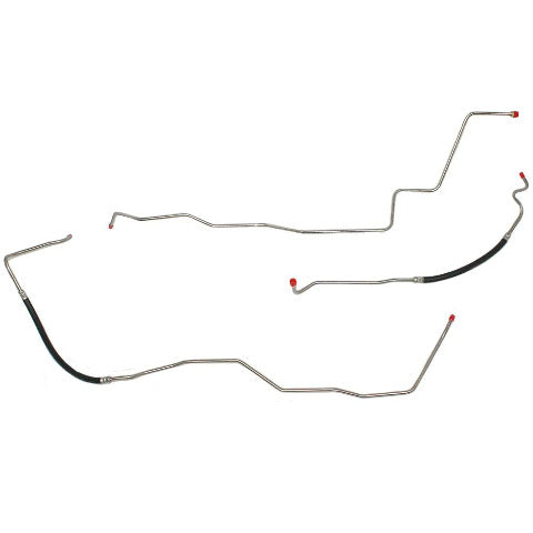 1996-99 Chevrolet Tahoe V8 4L60 Transmission Cooler Lines Stainless-TTC9502SS