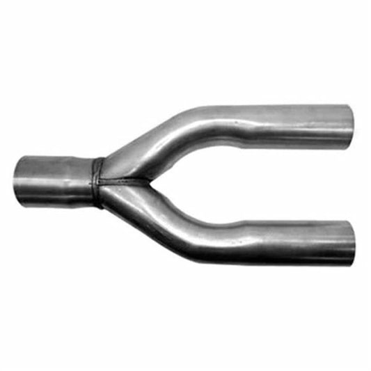 Jones Exhaust U6-2 Aluminized Stamped U-Pipe 3 Inlet, 2 Dual Outlet - U Pipe Car Part People