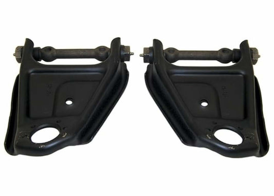 Fits 1969-1972 Chevrolet Blazer; Upper Front Control Arms - Pair - Black UCA6772
