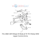 Fits 1962-1972 Mopar B-Body & 70-74 E-Body OEM Upper Control Arms UCA856/857 SET