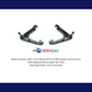 Fits 1962-1972 Mopar B-Body & 70-74 E-Body OEM Upper Control Arms UCA856/857 SET