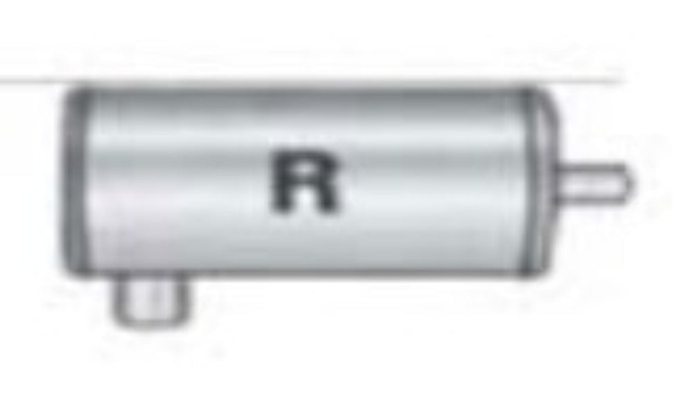 Jones Exhaust V414R V Power Series Muffler 2.5 Inlet, 2.5 Outlet - Performance Mufflers Car Part People