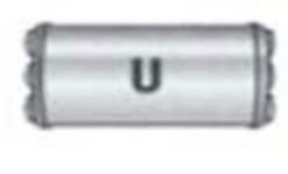 Jones Exhaust V414U V Power Series Muffler 2.5" Inlet, 2.5" Outlet - Performance Mufflers Car Part People