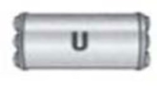 Jones Exhaust V414U V Power Series Muffler 2.5" Inlet, 2.5" Outlet - Performance Mufflers Car Part People