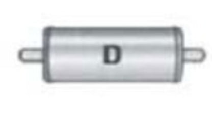 Jones Exhaust V417D V Power Series Muffler 3.5 Inlet, 3.5 Outlet - Performance Mufflers Car Part People