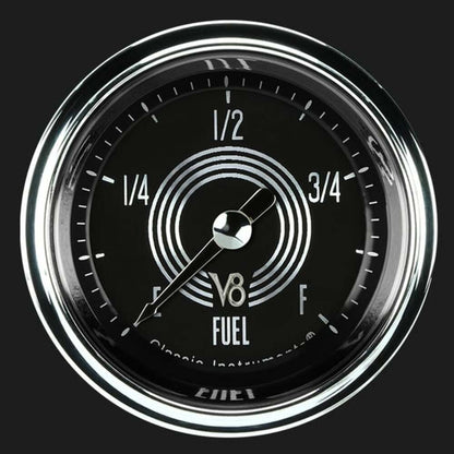 V8 Speedster 2 1/8" Fuel Gauge V8SR109SHC
