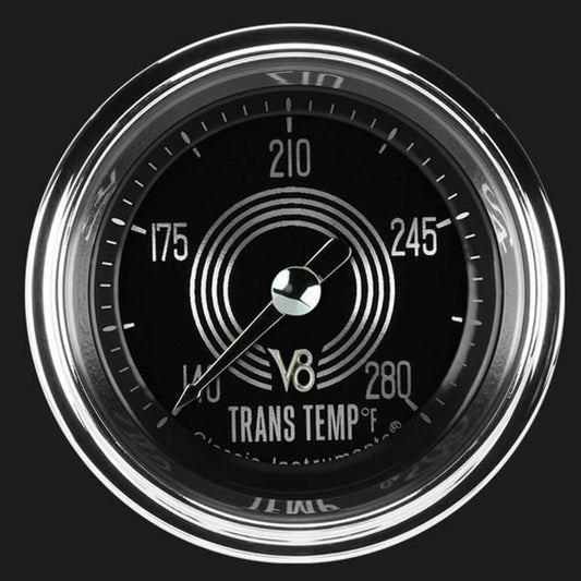 V8 Speedster 2 1/8" Transmission Temperature Gauge V8SR127SHC