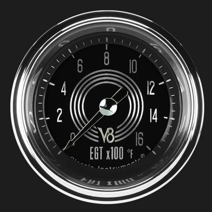 V8 Speedster 2 1/8" Exhaust Gas Temp. Gauge V8SR198SHC