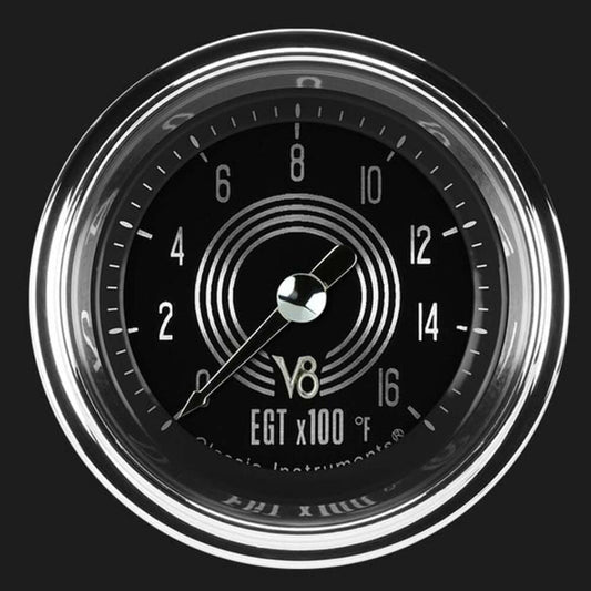 V8 Speedster 2 1/8" Exhaust Gas Temp. Gauge V8SR198SHC