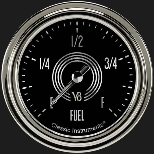V8 Speedster 2 5/8" Fuel Gauge V8SR309SLC