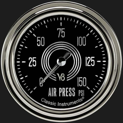 V8 Speedster 2 5/8" Air Pressure Gauge V8SR318SLC