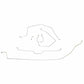 Brake Line Kit For 63-64 Corvette with Power Brakes Complete Steel Fine Lines
