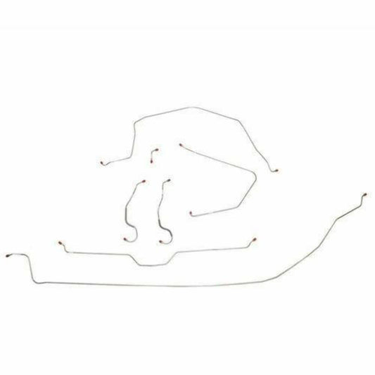 Brake Line Kit For 65 Corvette with Power Brakes 3/16 Inch Intermediate Line Com - Intermediate Lines Car Part People
