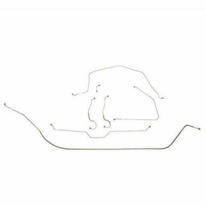 1965 - 1966 Chevrolet Corvette with Power Brakes and Brake Line Kit - VCK6503OM - Complete Brake Line Kit Car Part People