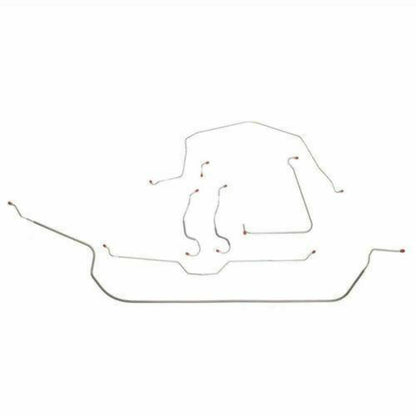 1965 -1966 Chevrolet Corvette Brake Line Kit - VCK6504OM - Complete Brake Line Kit Car Part People