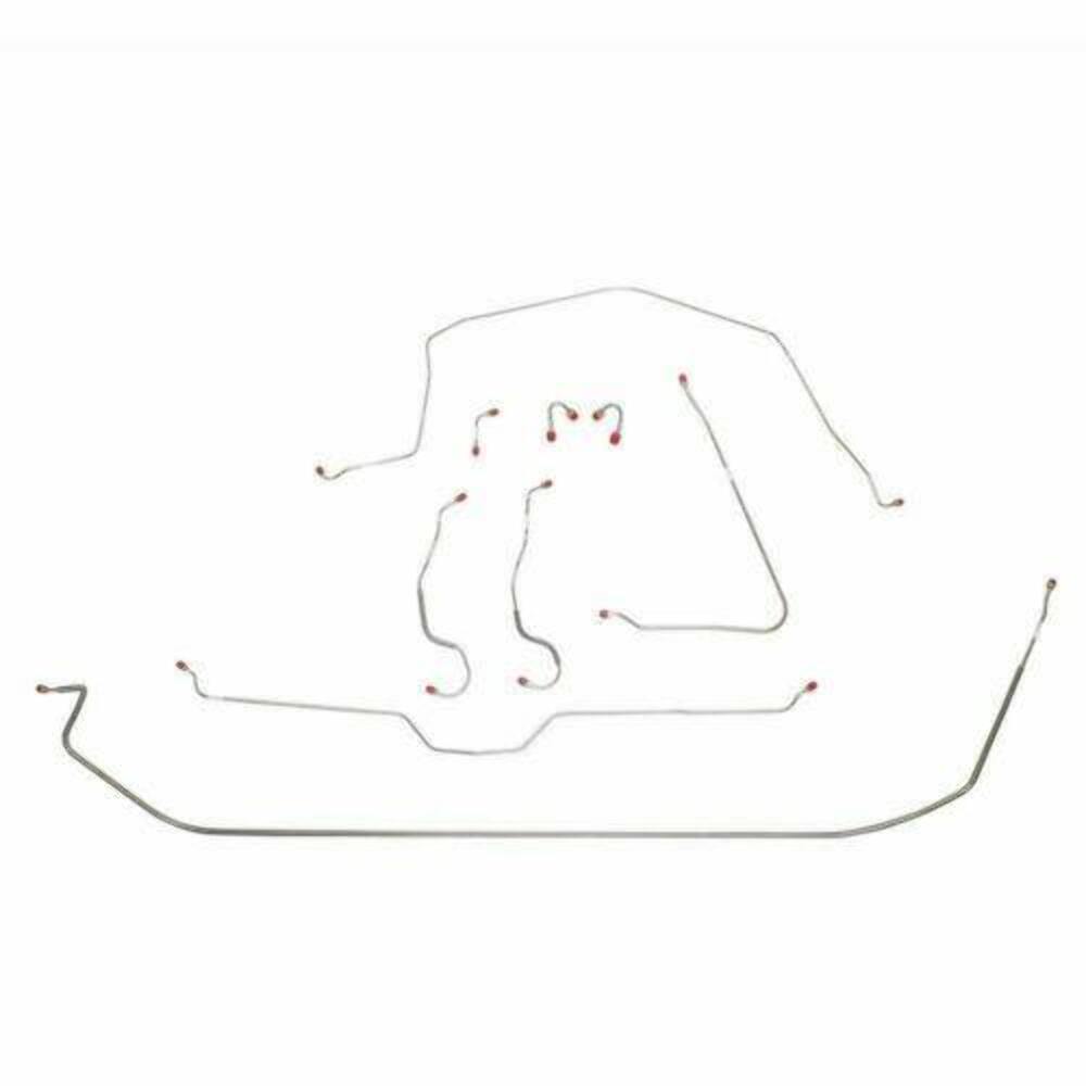 1967 Chevrolet Corvette Brake Line Kit - VCK6701OM - Complete Brake Line Kit Car Part People