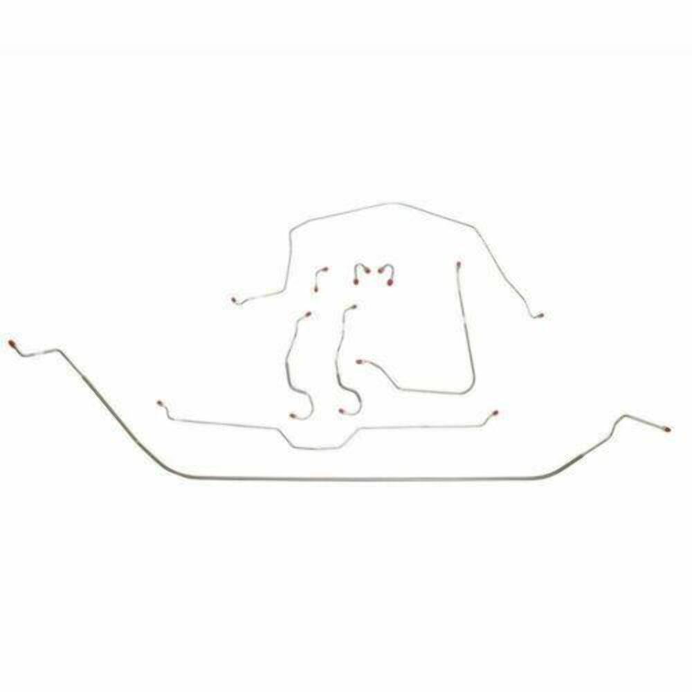 1968 Chevrolet Corvette Brake Line Kit - VCK6801OM - Complete Brake Line Kit Car Part People