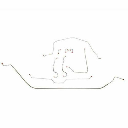 1968 Chevrolet Corvette Brake Line Kit - VCK6801OM - Complete Brake Line Kit Car Part People
