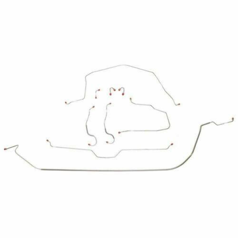 1968 Chevrolet Corvette Brake Line Kit - VCK6802OM - Complete Brake Line Kit Car Part People