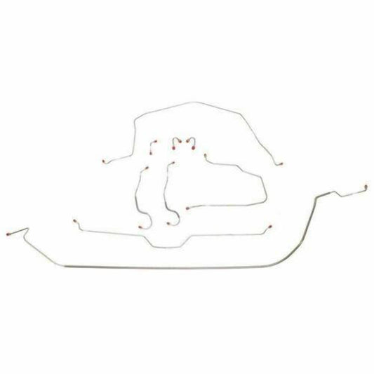 1968 Chevrolet Corvette Brake Line Kit - VCK6802OM - Complete Brake Line Kit Car Part People