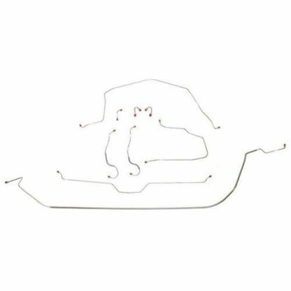 1968 Chevrolet Corvette Brake Line Kit - VCK6802SS - Complete Brake Line Kit Car Part People