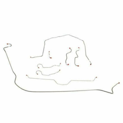 1970 - 1973 Chevrolet Corvette Brake Line Kit - VCK7002OM - Complete Brake Line Kit Car Part People