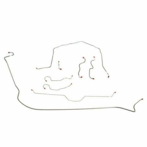 1970-1973 Chevrolet Corvette Complete Brake Line Kit Power Brakes Steel VCK7002OM